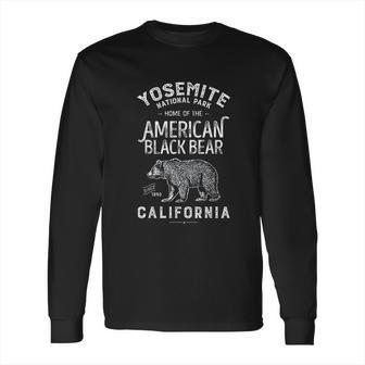 Yosemite National Park California Bear Vintage Gifts Long Sleeve T-Shirt | Favorety AU