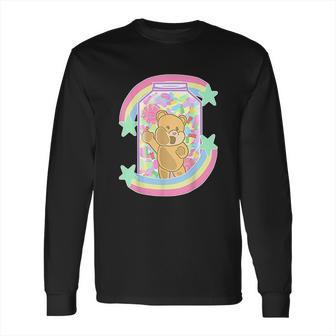 Yume Kawaii Clothing Bear In Candy Jar Pastel Goth Long Sleeve T-Shirt | Favorety DE