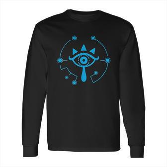 Zelda Breath Of The Wild Sheikah Eye Logo Graphic Long Sleeve T-Shirt | Favorety AU