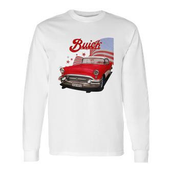 1955 Buick Red Ii Long Sleeve T-Shirt | Favorety UK