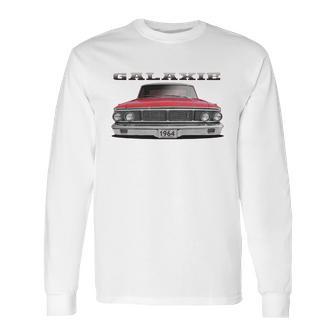 1964 Ford Galaxie Red Two Sided Long Sleeve T-Shirt | Favorety AU