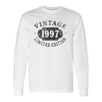 25 Years Old 25Th Birthday Male Female Him Her Limited Long Sleeve T-Shirt | Favorety DE