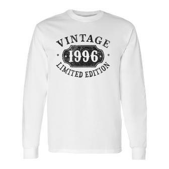 26 Years Old 26Th Birthday Anniversary Gift 1996 Limited Long Sleeve T-Shirt | Favorety UK