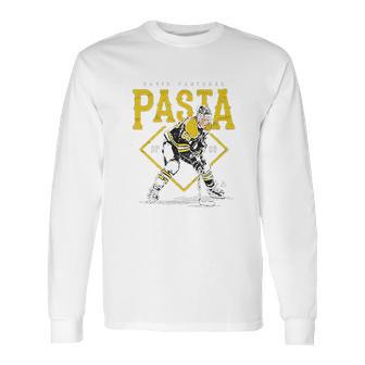 500 Level David Pastrnak Kids David Pastrnak Pasta Long Sleeve T-Shirt | Favorety DE