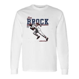 500 Level Lou Brock Long Sleeve T-Shirt | Favorety CA