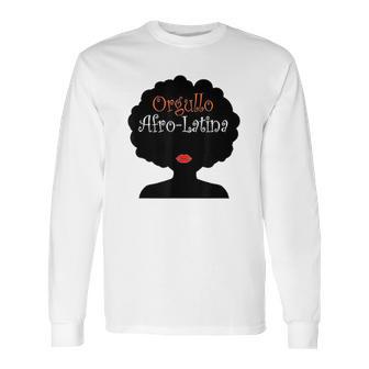 Afro Latina Orgullo Long Sleeve T-Shirt | Favorety AU