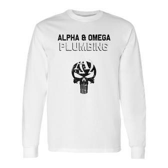 Alpha And Omega Plumbing Brian Anderson Long Sleeve T-Shirt | Favorety AU