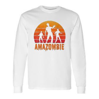 Amazombie Coworker Warehouse Zombie Gag Gift Long Sleeve T-Shirt | Favorety DE