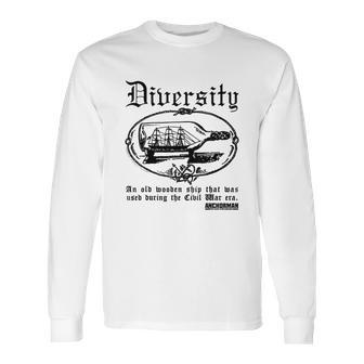 Anchorman Diversity An Old Wooden Long Sleeve T-Shirt | Favorety