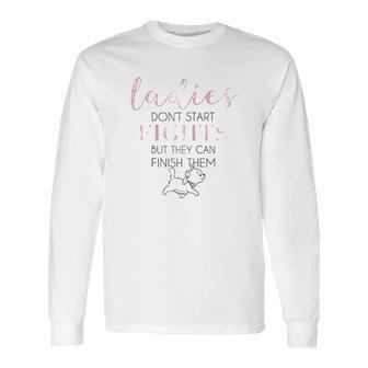 The Aristocats Marie Ladies Dont Start Fights Long Sleeve T-Shirt | Favorety