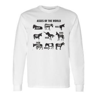 Asses The World Long Sleeve T-Shirt | Favorety CA