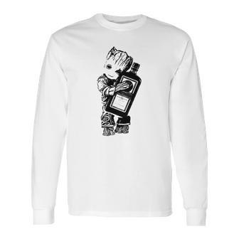 Baby Groot Loves Jagermeister Shirt Long Sleeve T-Shirt | Favorety DE