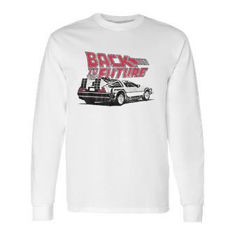 Back To The Future Delorean Graphic Long Sleeve T-Shirt | Favorety DE