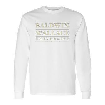 Baldwin Wallace University Yellow Jackets Long Sleeve T-Shirt | Favorety