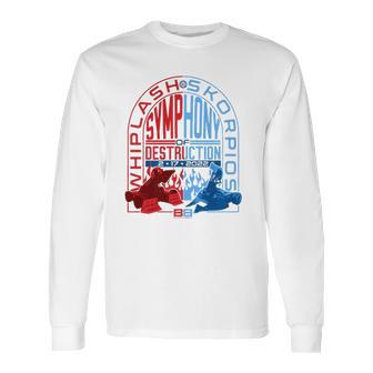 Battlebots February 17Th Main Event Whiplash Vs Skorpios Long Sleeve T-Shirt | Favorety DE