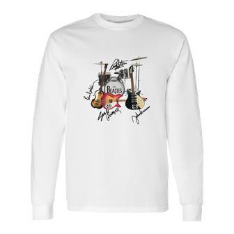 Beatles Musical Instrument Long Sleeve T-Shirt | Favorety CA