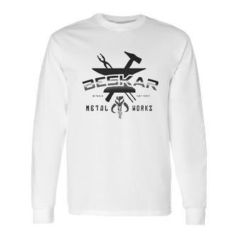 Beskar Steelworks Mandalorian Long Sleeve T-Shirt | Favorety AU