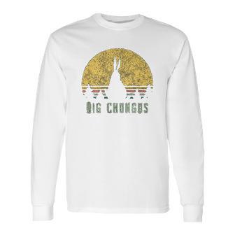 Big Chungus Retro Vintage Sunset Meme Long Sleeve T-Shirt | Favorety DE