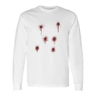 Bullet Holes Costume Long Sleeve T-Shirt | Favorety UK