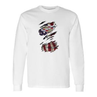 Cadillac Fan Us Cadillac Fan Us Cadillac Fan Us Long Sleeve T-Shirt | Favorety UK