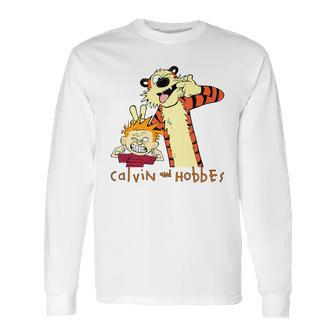 Calvin And Hobbes Long Sleeve T-Shirt | Favorety AU