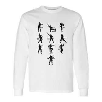 Campus Apparel Emote Dances Funny Youth Long Sleeve T-Shirt | Favorety DE