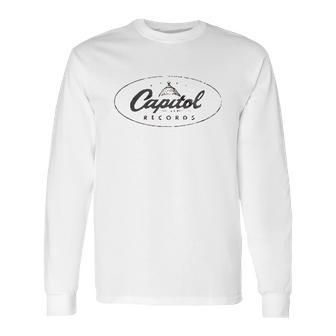 Capitol Records Classic Oval Long Sleeve T-Shirt | Favorety