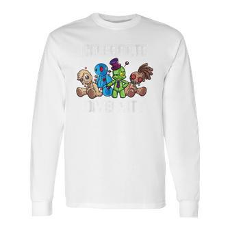 Celebrate Diversity Halloween Voodoo Doll Long Sleeve T-Shirt | Favorety CA