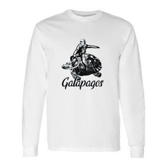 Charles Darwin Galapagos Islands Evolution Long Sleeve T-Shirt | Favorety