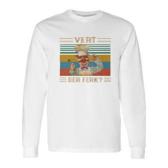 Chef Vert Der Ferk Vintage Long Sleeve T-Shirt | Favorety