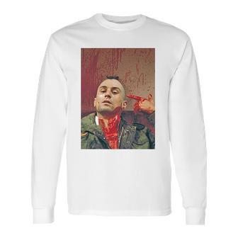 Classic 70S Movie Taxi Driver Travis Bickle Blood Soaked Cool Movie Long Sleeve T-Shirt | Favorety UK