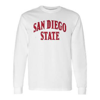 Classic Arch San Diego State Long Sleeve T-Shirt | Favorety UK