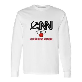 Cnn Clown News Network Long Sleeve T-Shirt | Favorety UK