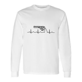 Colt Revolver Python Anaconda Heartbeat Black - Iphone 7 Plus Rubber Case Long Sleeve T-Shirt | Favorety