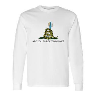 Cornholio Beavis - Are You Threatening Me Shirt Long Sleeve T-Shirt | Favorety UK