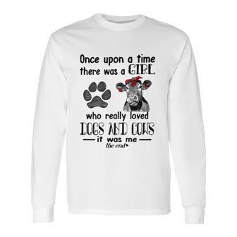 Cow Once Upon A Time Long Sleeve T-Shirt | Favorety CA