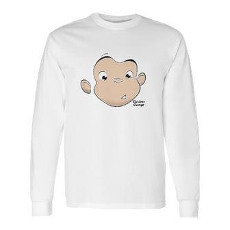 Curious George Face Long Sleeve T-Shirt | Favorety CA