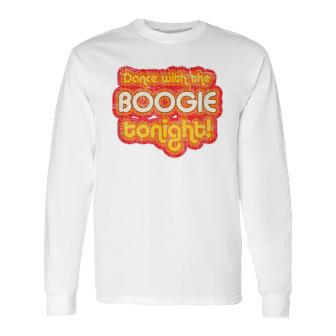 Dance With The Boogie Tonight Vintage 1970S Distressed Long Sleeve T-Shirt | Favorety UK