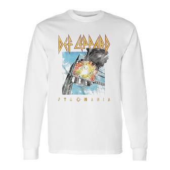 Def Leppard 1977 English Rock Band 80S Heavy Metal Pyromania Long Sleeve T-Shirt | Favorety UK