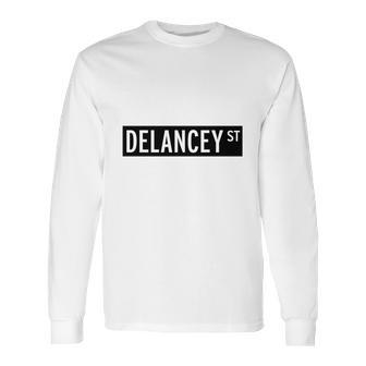 Delancey Street New York Long Sleeve T-Shirt | Favorety DE