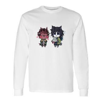 Demon Slayer Cute Art Long Sleeve T-Shirt | Favorety CA