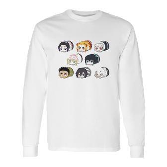 Demon Slayer Cute Worms Long Sleeve T-Shirt | Favorety CA