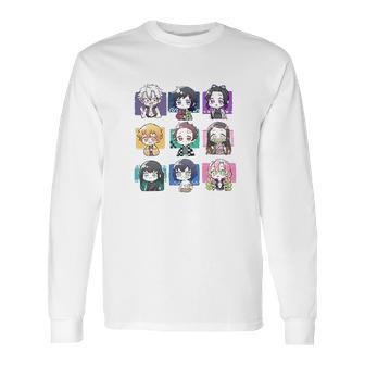 Demon Slayer Giyuu Nezuko Tanjirou Zenitsu Inosuke Rengoku Cosplay Long Sleeve T-Shirt | Favorety AU