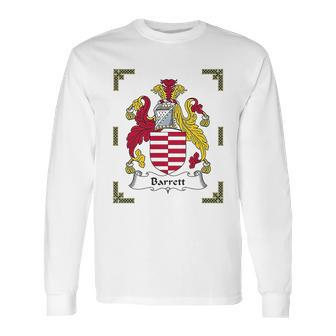 Designs Barrett Coat Of Armsbarrett Family Crest Long Sleeve T-Shirt | Favorety