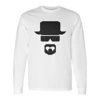 Digital 8 Bit Heisenberg Long Sleeve T-Shirt | Favorety