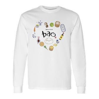 Disney Pixar Bao Ingredients Heart Shaped Graphic Long Sleeve T-Shirt | Favorety UK