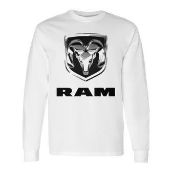 Dodge Ram Logo Long Sleeve T-Shirt | Favorety DE