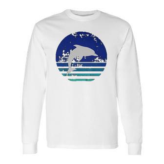 Dolphin Vintage 90S Style Long Sleeve T-Shirt | Favorety DE