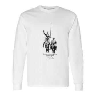 Don Quixote De La Mancha Y Sancho Long Sleeve T-Shirt | Favorety AU