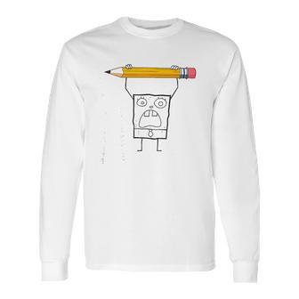 Doodlebob Pencil Rage Long Sleeve T-Shirt | Favorety UK